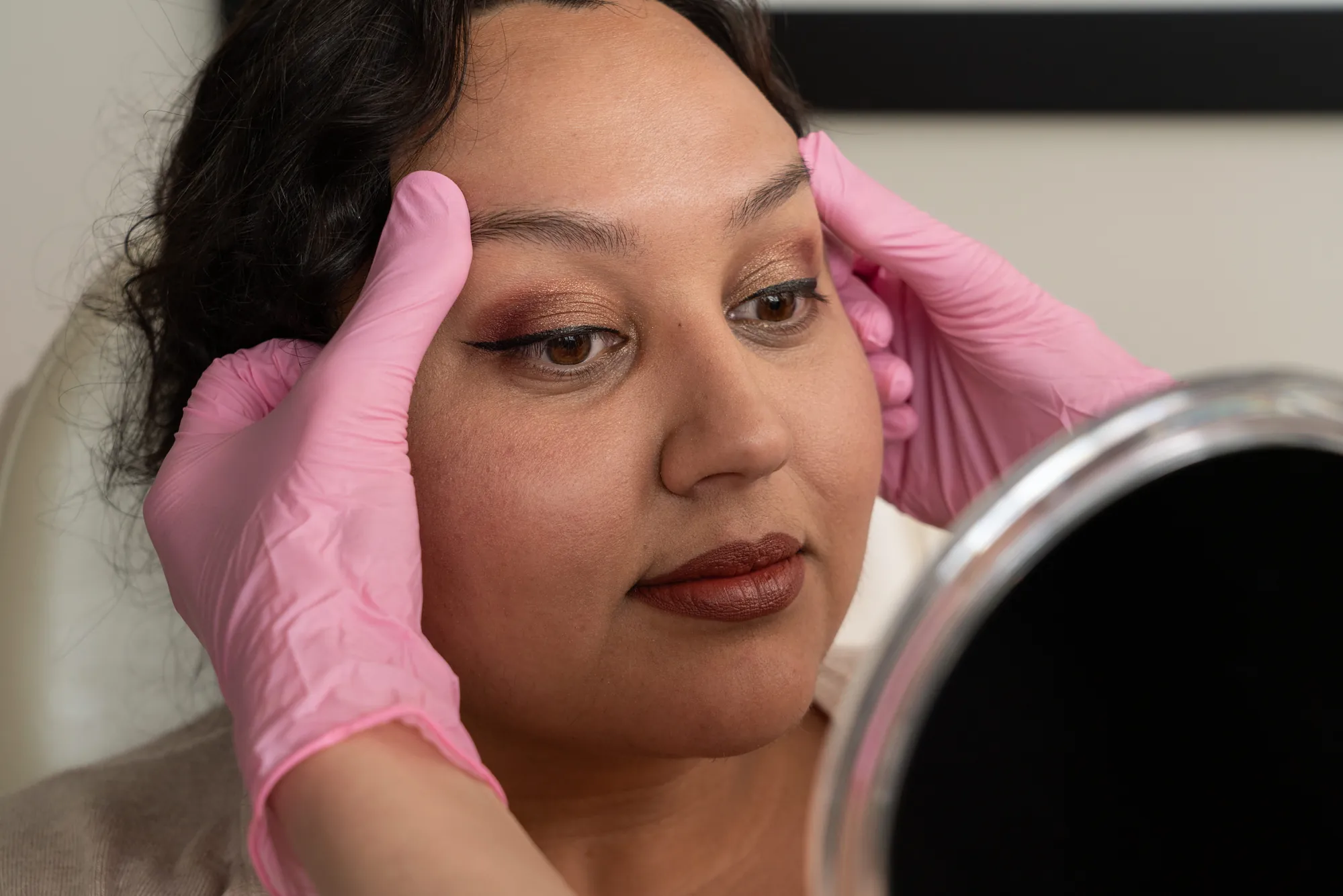 Brow lift consultation at IRIS Aesthetics